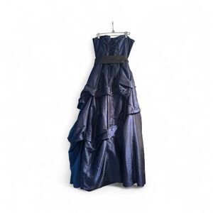 Elegant Navy Blue Maxi Dress